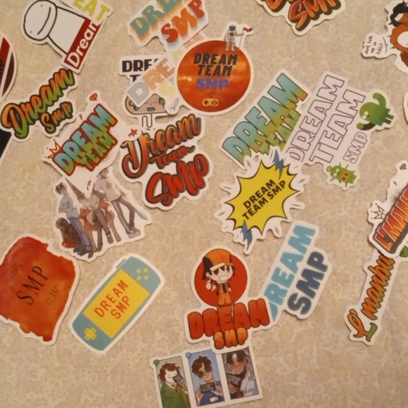 SMP Dream Team over 40 Stickers - Picture 4 of 4